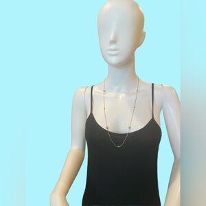 ITALIAN  14K YELLOW GOLD NECKLACE WITH ALTERNATING GOLD HEARTS